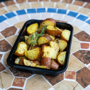 Rozeval-aardappeltjes uit de oven